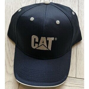 Caterpillar “CAT” Blue Ball Cap Hat Adjustable New